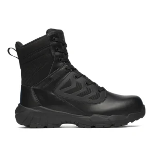 Bota táctica impermeable Fullbench de 8″ con cremallera y fibra de carbono para hombre