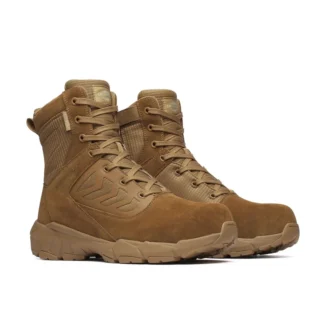 Bota táctica impermeable Fullbench de 8″ con cremallera y fibra de carbono para hombre