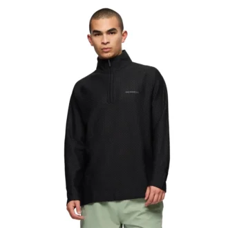 Capas intermedias Teebo con cremallera de un cuarto para hombre Capas intermedias Teebo con cremallera de un cuarto para hombre