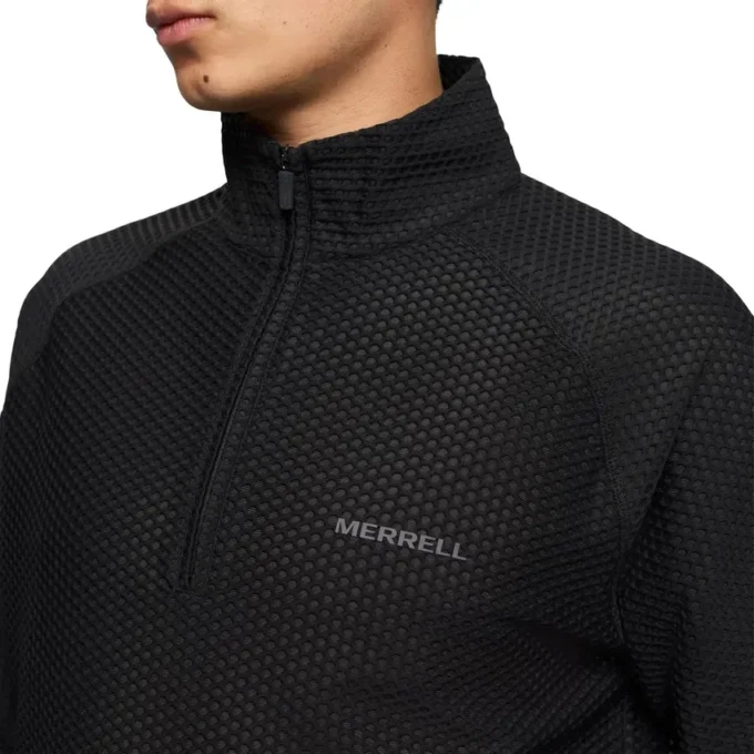 Capas intermedias Teebo con cremallera de un cuarto para hombre Capas intermedias Teebo con cremallera de un cuarto para hombre