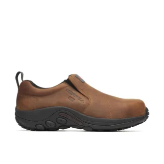 Jungle Moc de cuero para hombre, alta visibilidad, fibra de carbono, disipación de estática, 10, ancho bajo