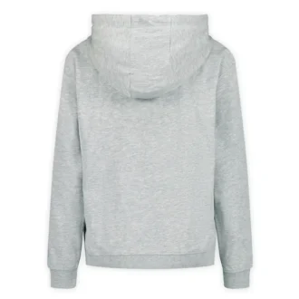 Sudadera con capucha y estampado semicorta Await Adventure para mujer