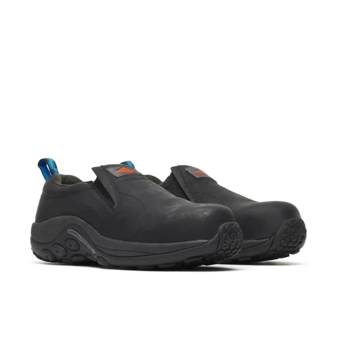 Zapatos de trabajo Jungle Moc de cuero con puntera de compuesto para hombre, ancho Zapatos de trabajo Jungle Moc de cuero con puntera de compuesto para hombre, ancho