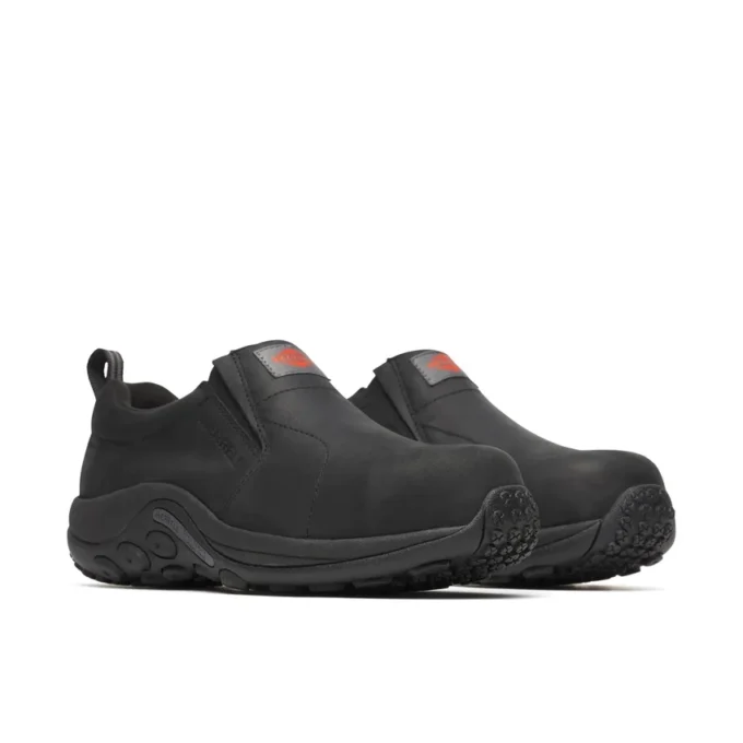 Zapatos de trabajo Jungle Moc de cuero para hombre, alta visibilidad, fibra de carbono, caña baja, ancho ancho Zapatos de trabajo Jungle Moc de cuero para hombre, alta visibilidad, fibra de carbono, caña baja, ancho ancho