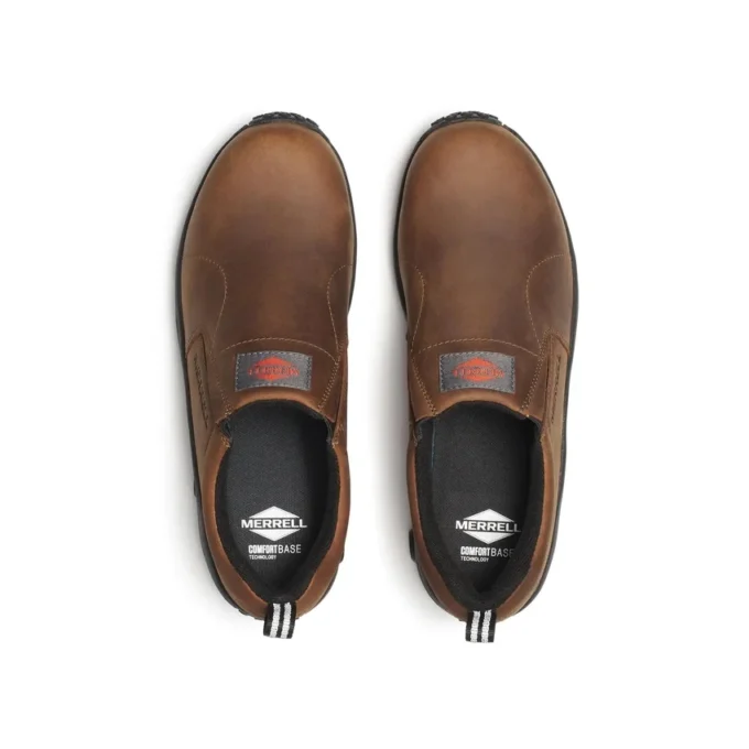 Zapatos de trabajo Jungle Moc de cuero para hombre, alta visibilidad, fibra de carbono, caña baja, ancho ancho Zapatos de trabajo Jungle Moc de cuero para hombre, alta visibilidad, fibra de carbono, caña baja, ancho ancho
