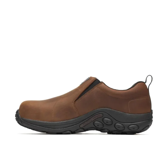 Zapatos de trabajo Jungle Moc de cuero para hombre, alta visibilidad, fibra de carbono, caña baja, ancho ancho Zapatos de trabajo Jungle Moc de cuero para hombre, alta visibilidad, fibra de carbono, caña baja, ancho ancho